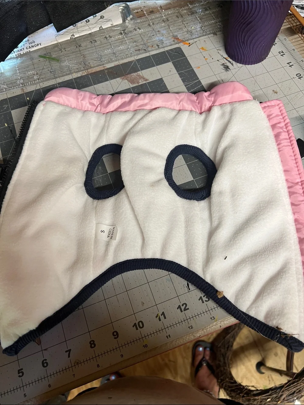 Pink Kids Puffer Harness Jacket